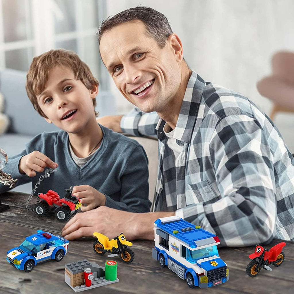 362 Pieces Police Car Building Block Set Pack of 2 M490464