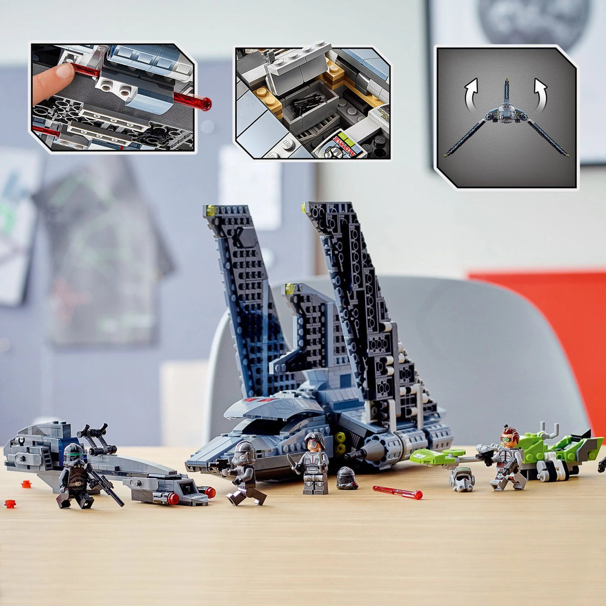 LEGO Star Wars Attack Shuttle Building Toy Set (969 Pieces) J270