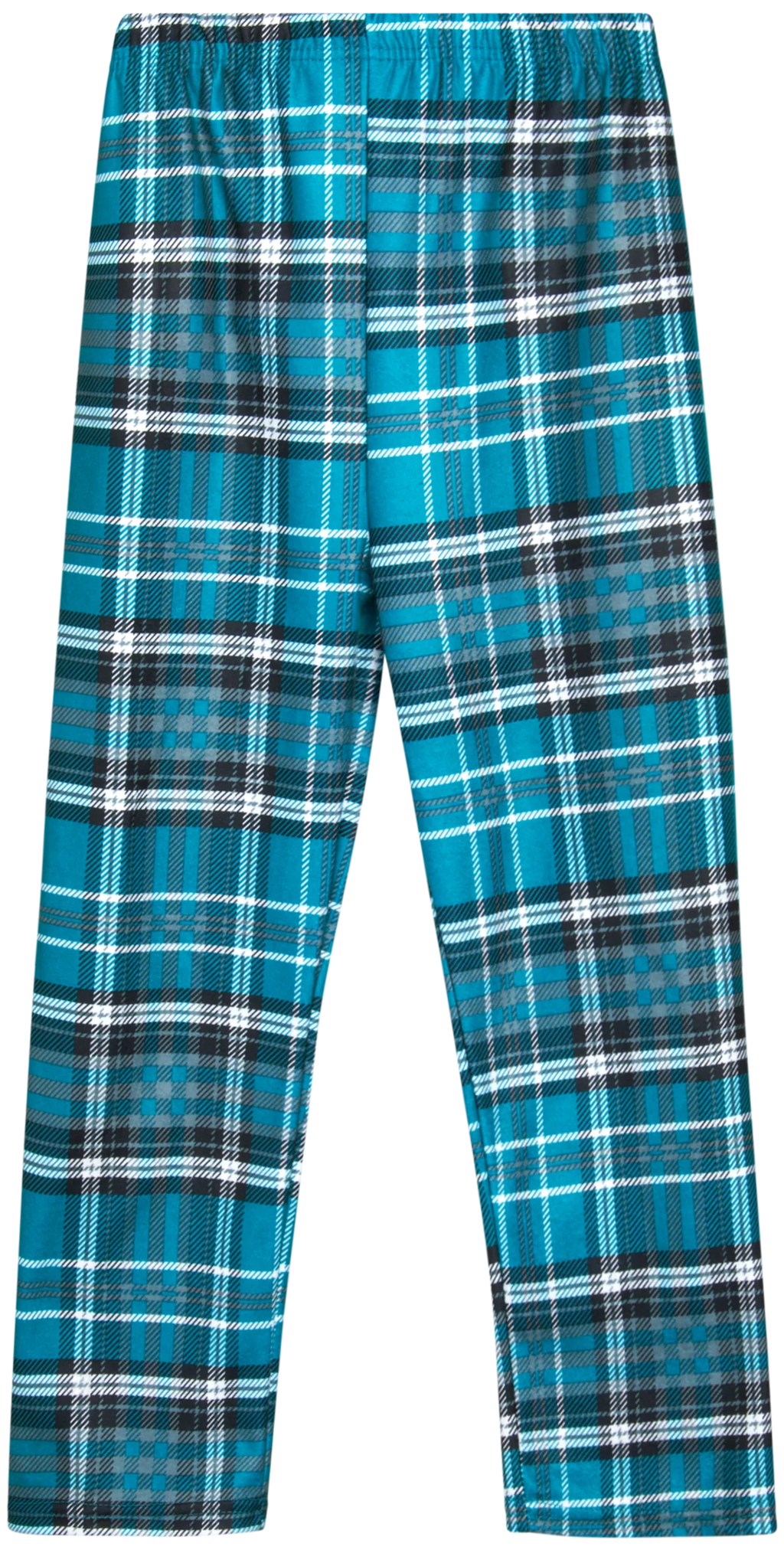 Boy's Flannel Fleece Pajamas 4 Piece Long Sleeve Button Down Shirt and Pants Set U5567