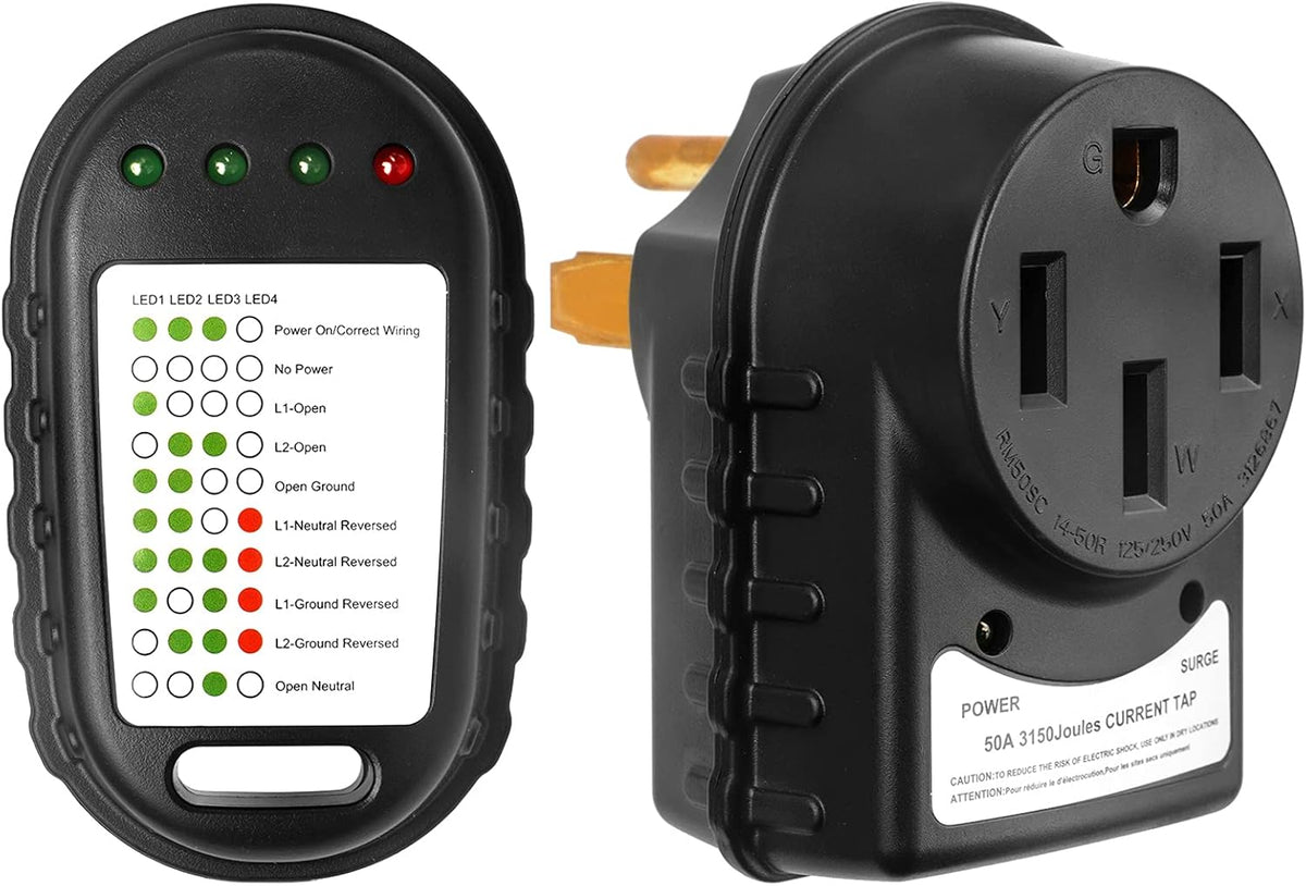 50 Amp Surge Protector with LED Indicator Light F83875
