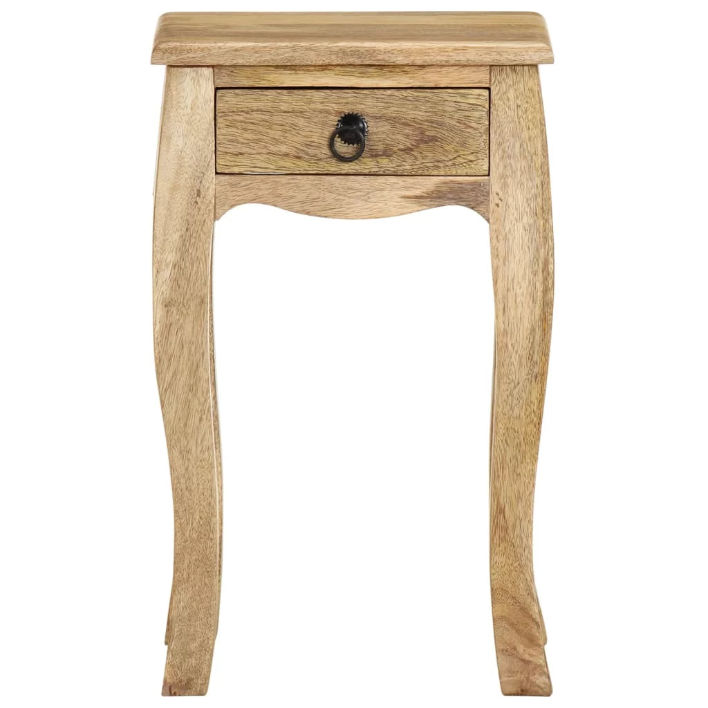 Solid Mango Wood Bed Cabinet V14663