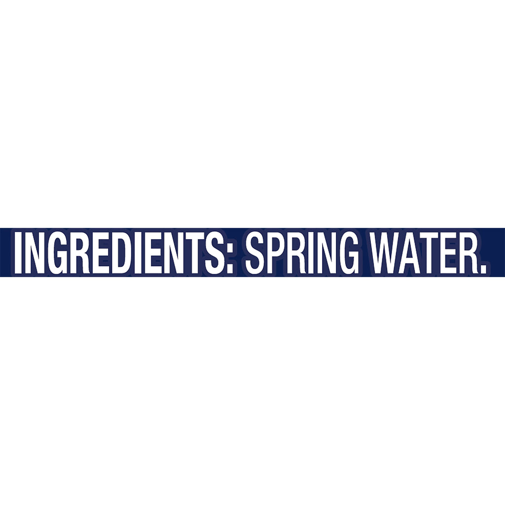 100% Natural Spring Water, 8-ounce Plastic Bottles (Total of 48) A66819