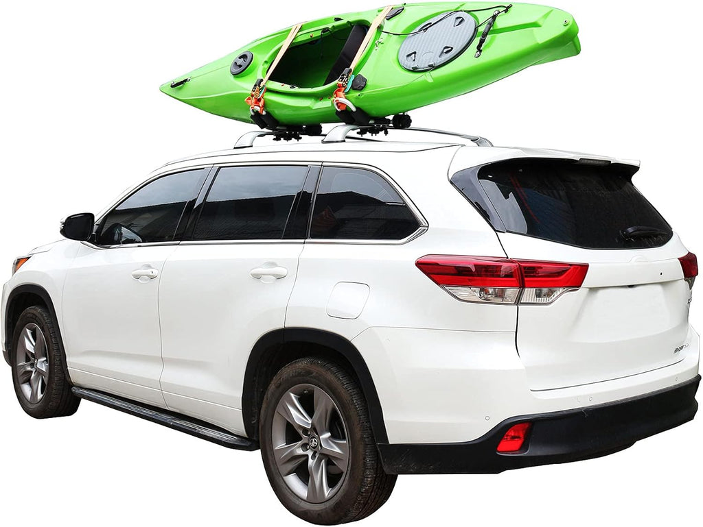 Folding Kayak Rack J-Bar Carrier with Ratchet Straps Pack of 2 P9356