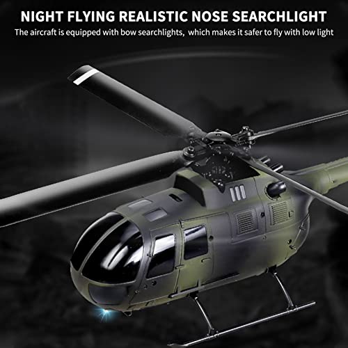 RC Helicopter with 6-axis Gyro Stabilization Altitude Hold 3 Batteries Q253230