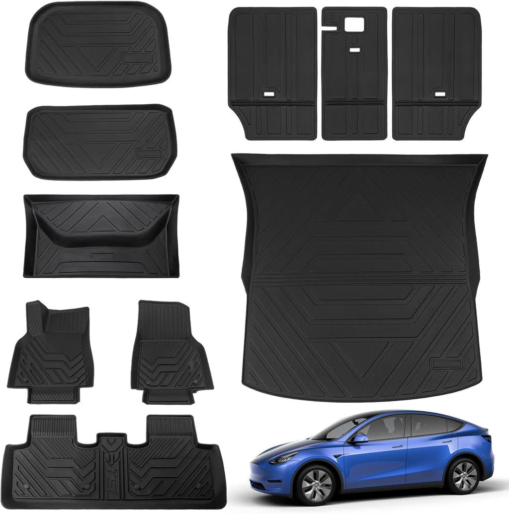 Tesla Model Y 3 PCS Trunk Mat Cargo Liners K644