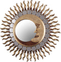 Bronze Leaf Wall Mounted Mirror O9143