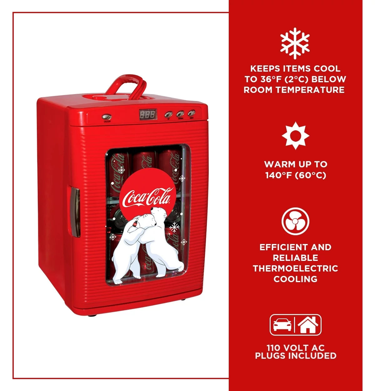 Portable Cooler Warmer with Display 25L (26 qt) F80671