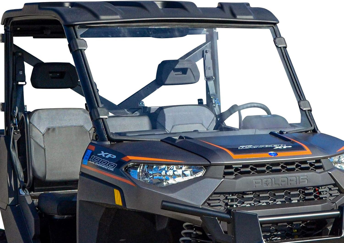 Clear Scratch Resistant Full Windshield for Polaris Ranger XP 1000 / Crew Z10191