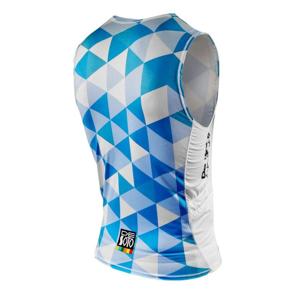 South Beach Mondrian Half Zip Tri Top V6140
