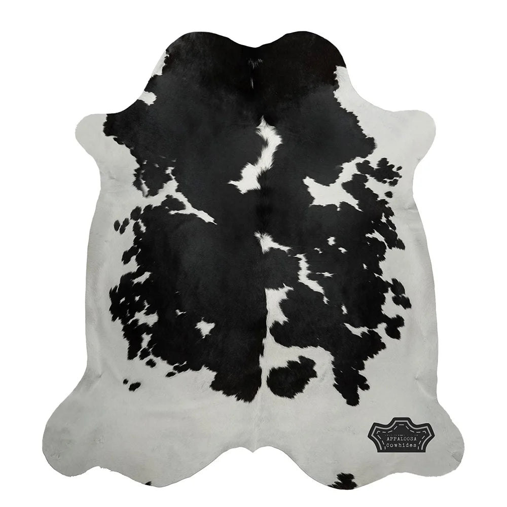 Medium 5' x 7' Genuine Leather Cowhide Rug W390