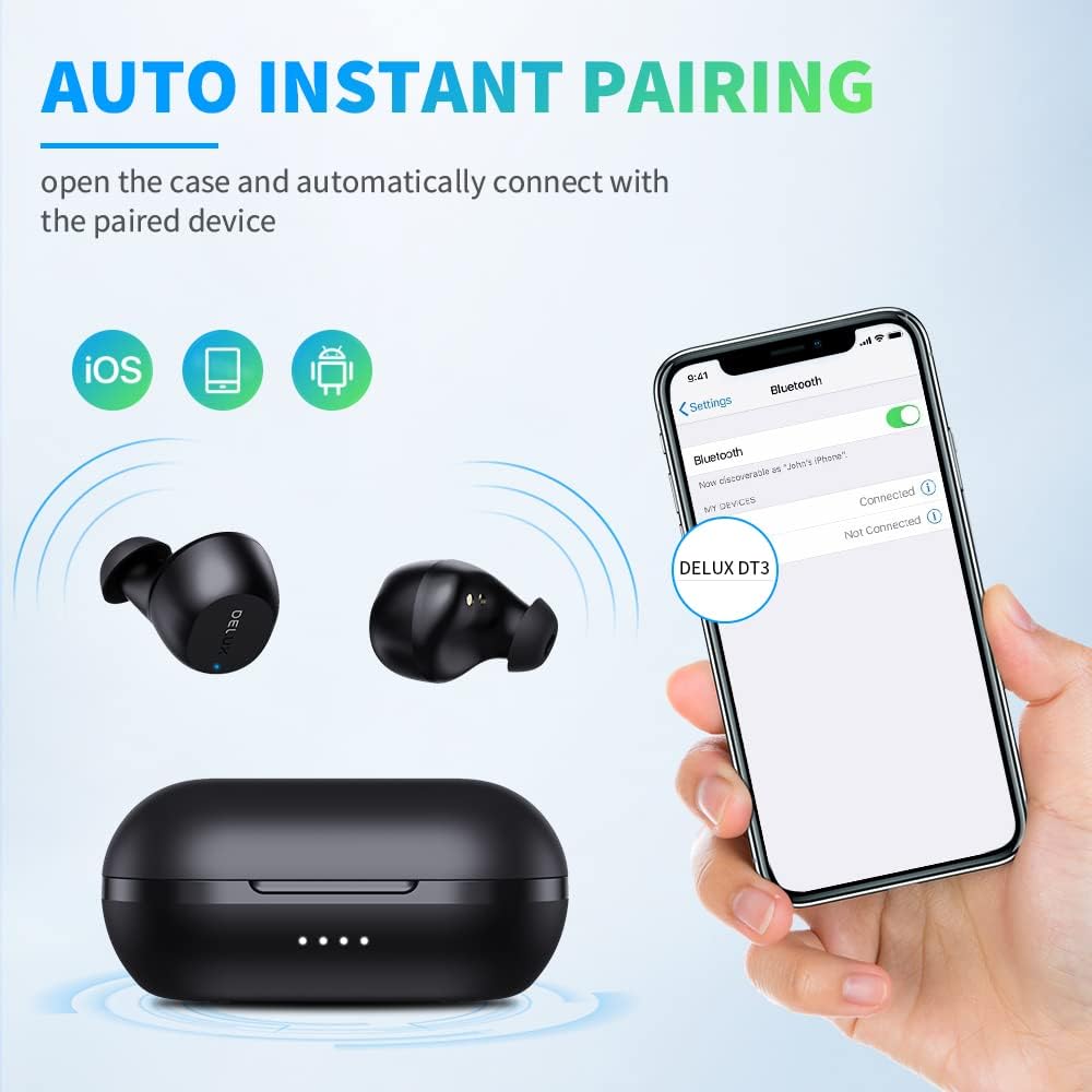 True Wireless Earbuds with Wireless Charging Case Z420409