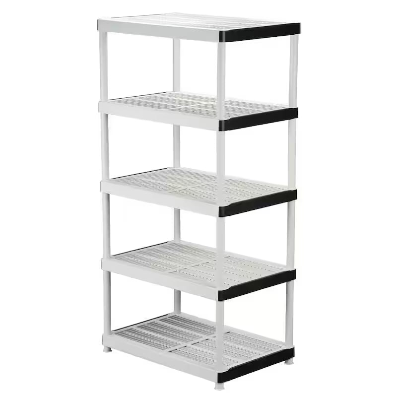 5-Tier Plastic Storage Shelving Unit W63232