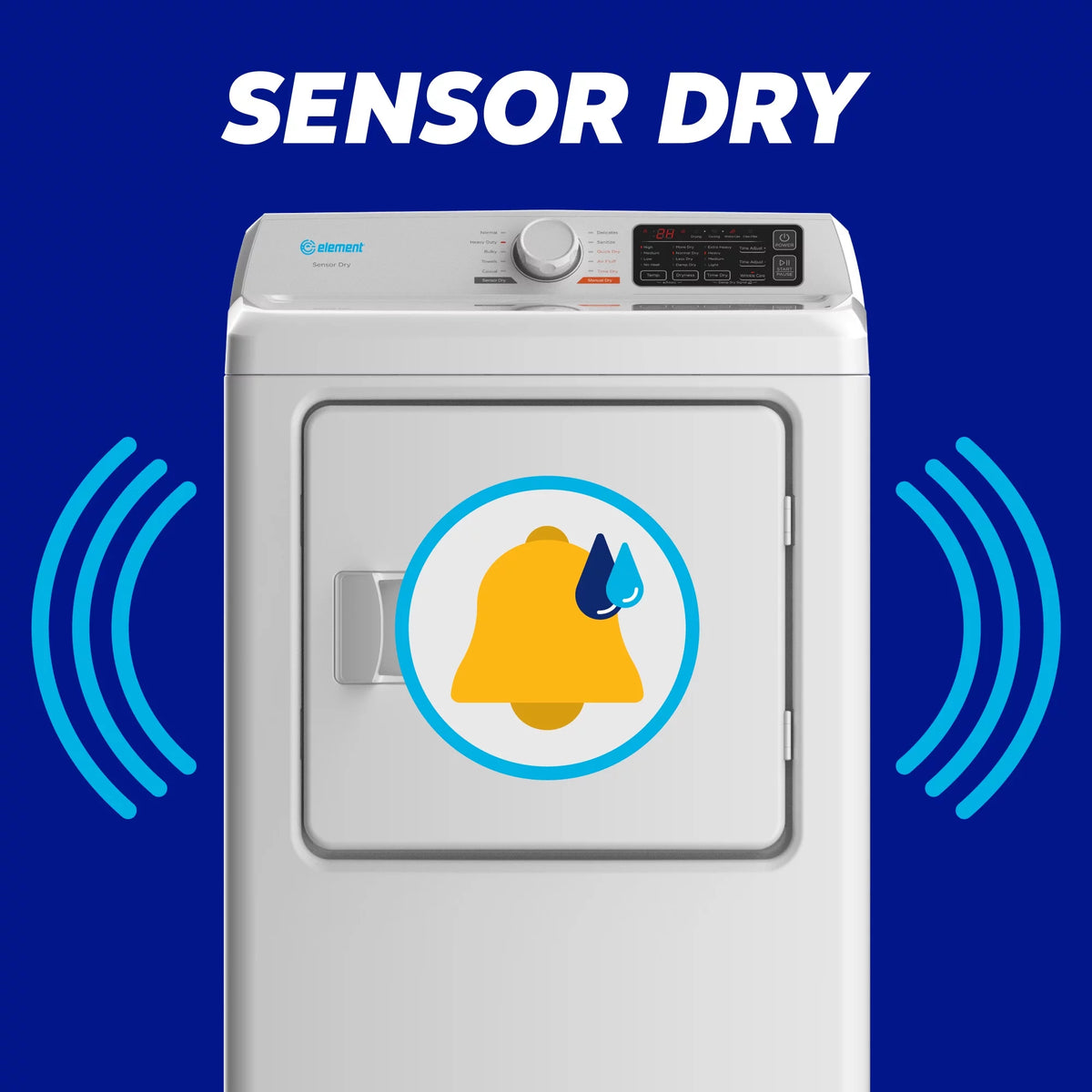 6.7 cu. ft. Front Load Gas Dryer in White C639
