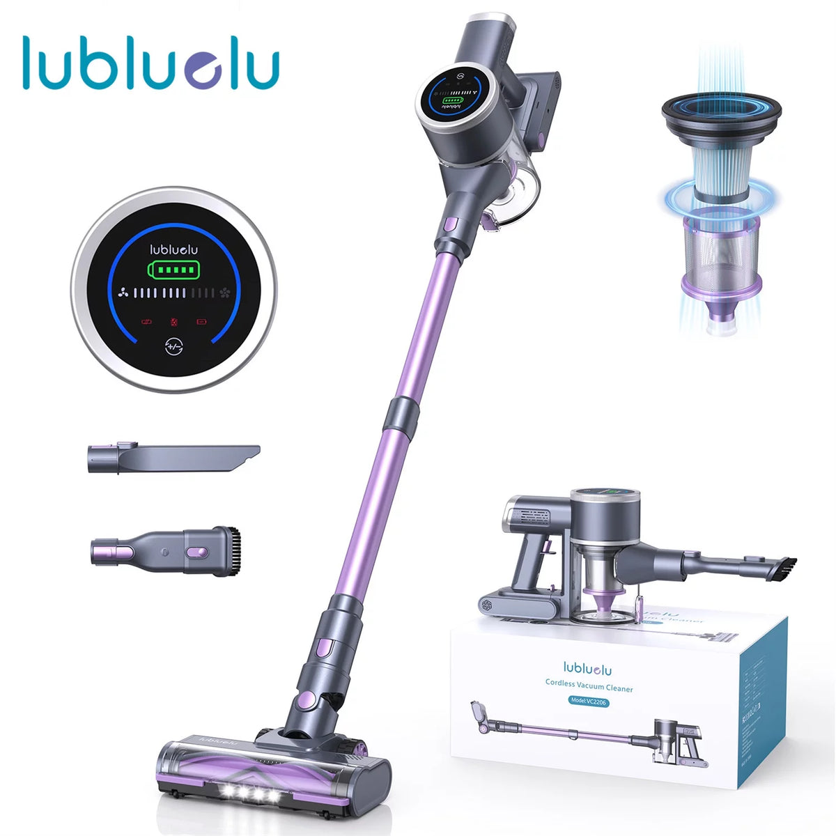 6 in 1 Cordless Stick Vacuum Cleaner V356