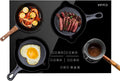 Induction Cooktop 30 Inch Electric Smoothtop Cooktop with 4 Boost Burner F63865