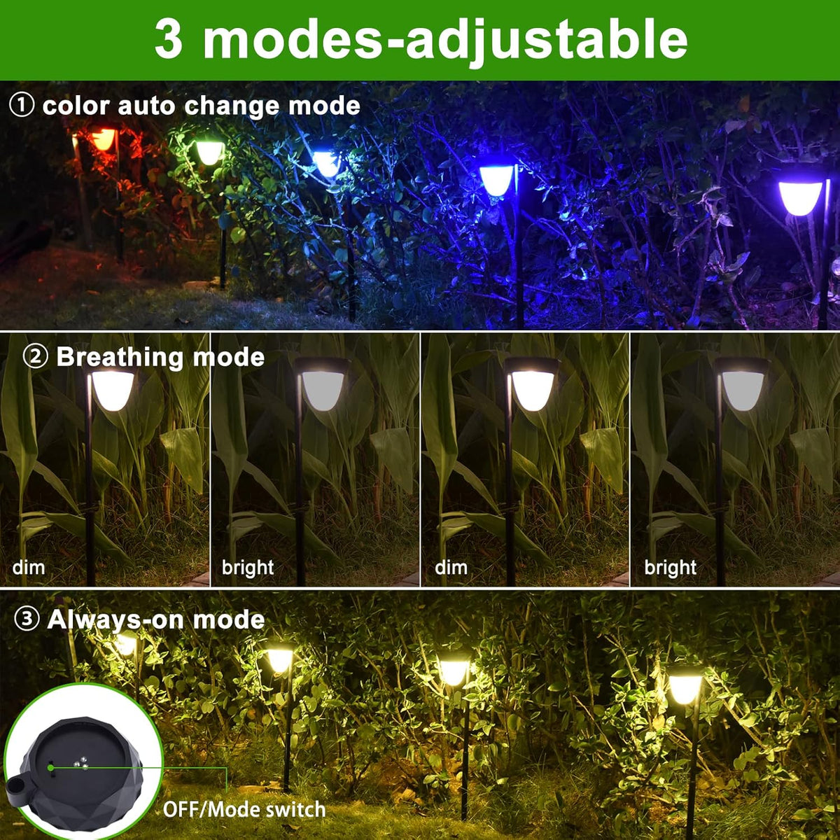 Solar Pathway Lights Outdoor 8 Pack M98547