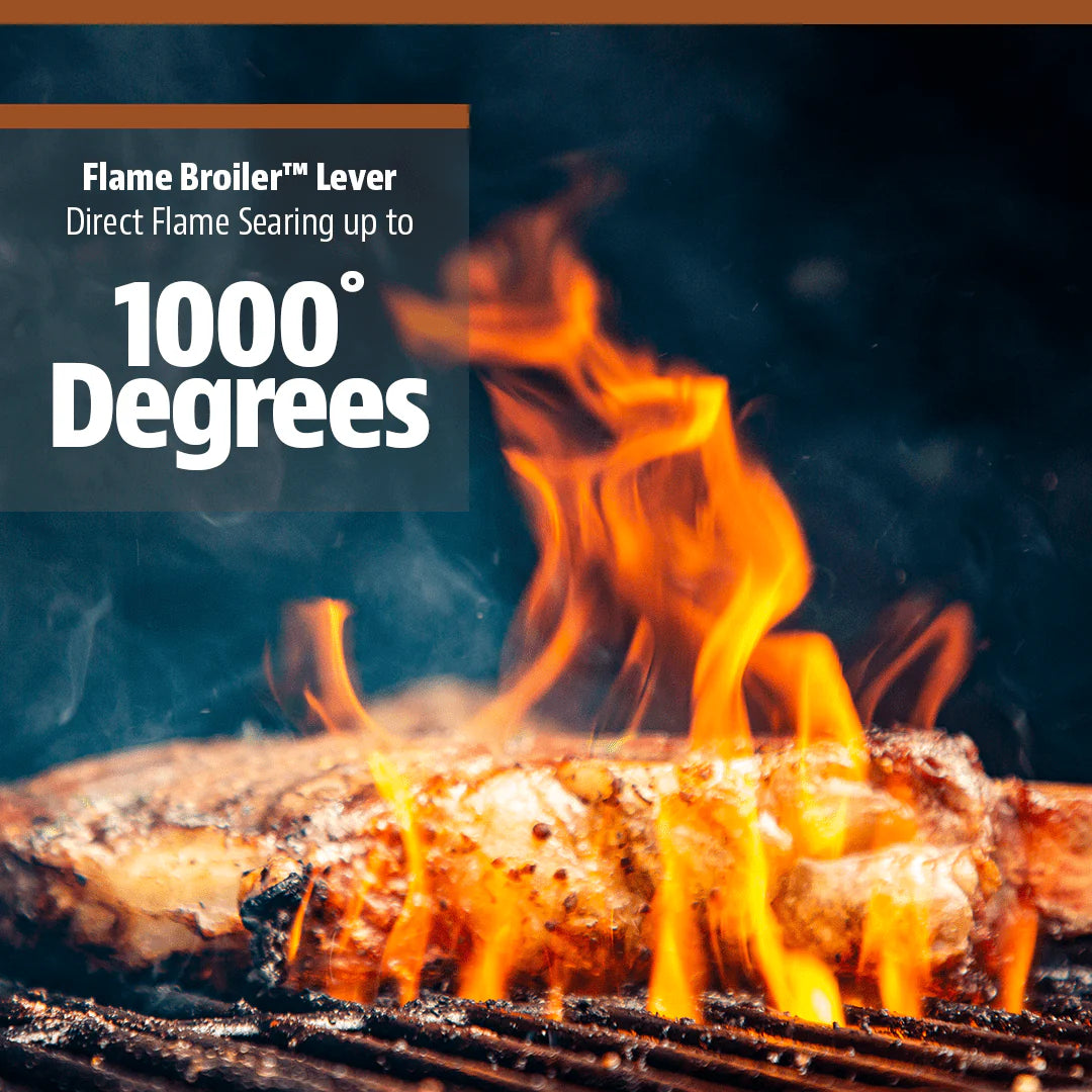Wood Fired Pellet Grill and Smoker O38548