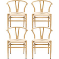 4pcs Weave Dining Chair with Metal Frame M715