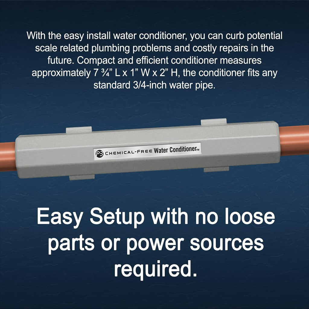 Chemical Free Water Conditioner for Standard 3/4-Inch Pipes A297487