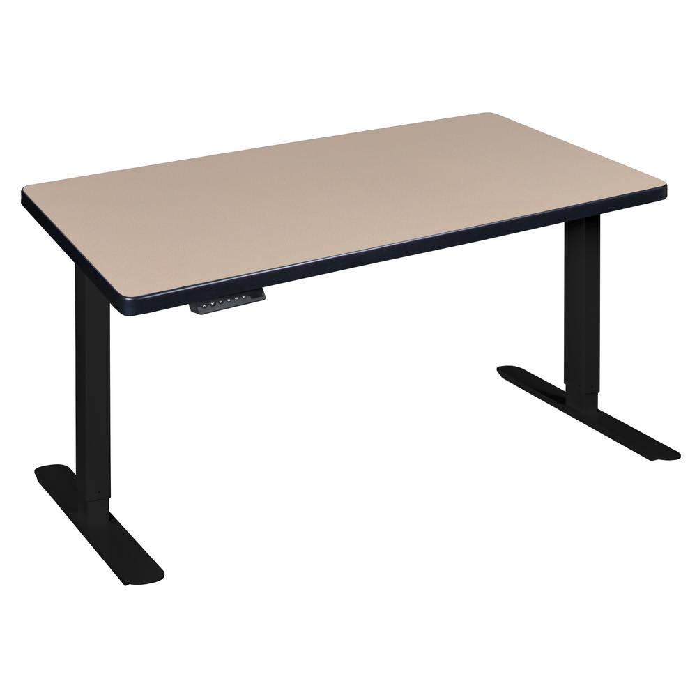 Beige 1 Drawer Standing Desk with Adjustable Height I181467