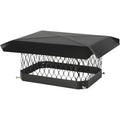 Black Galvanized Steel Chimney Cap T855917