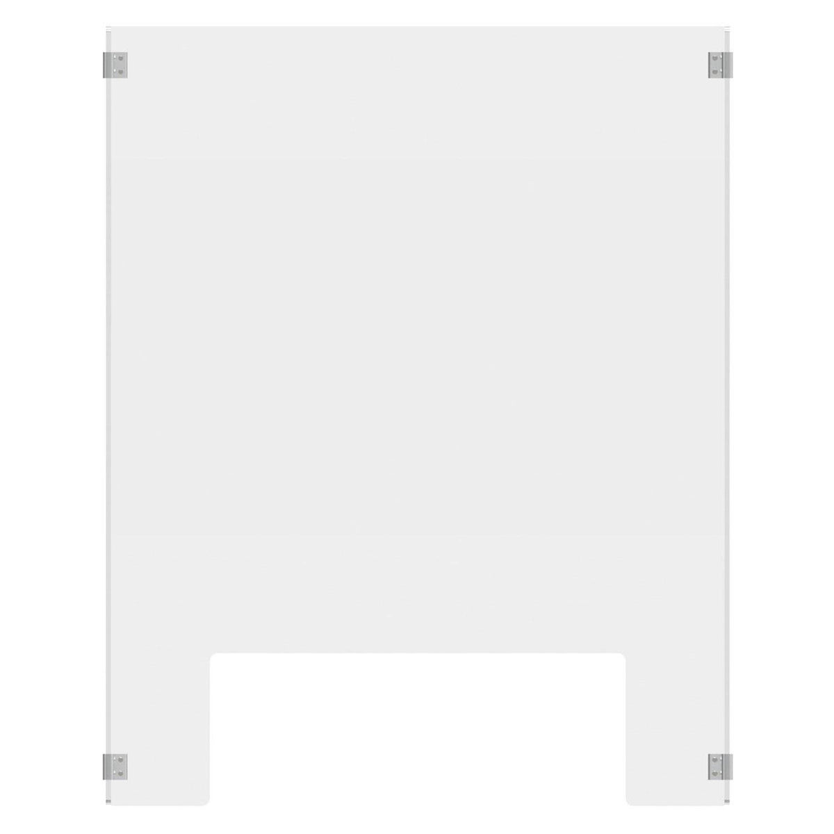 Clear Sneeze Guard Counter Partition Screen F25826