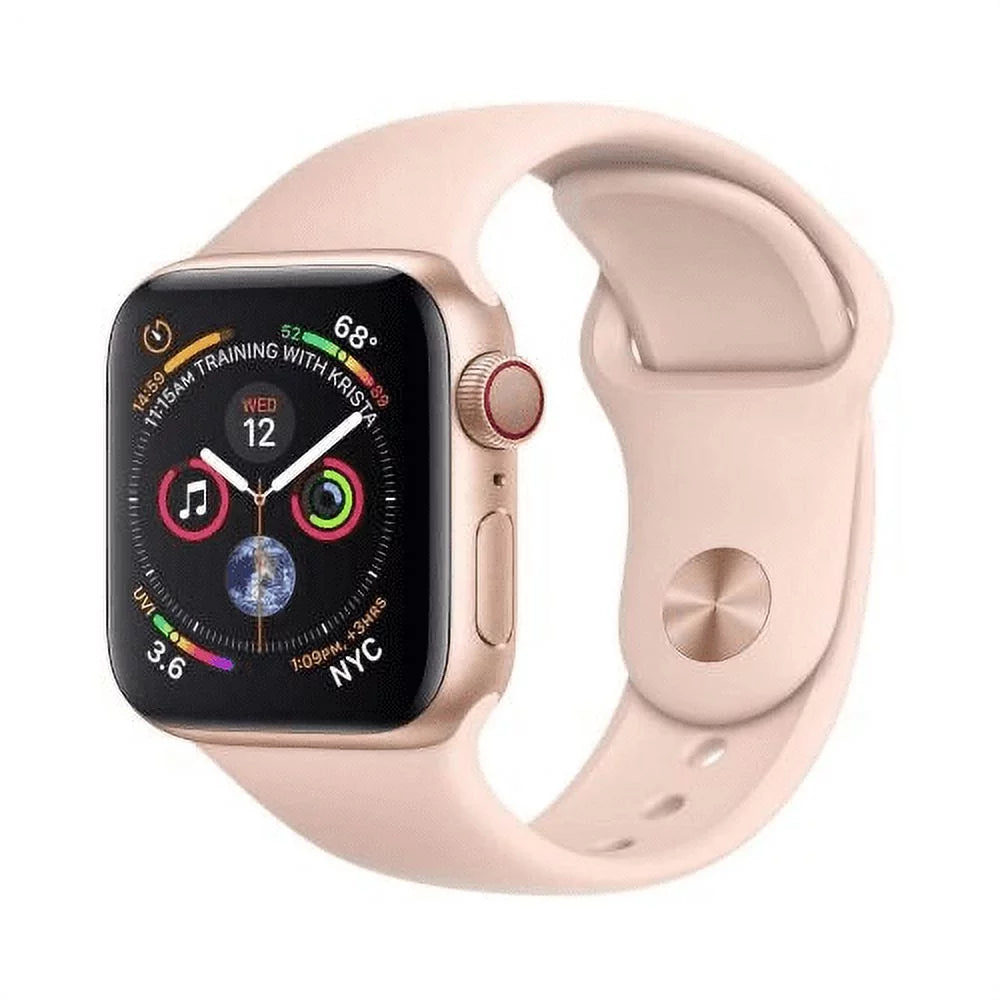 Restored Apple Watch Series 4 40mm Aluminum Case Gold F491