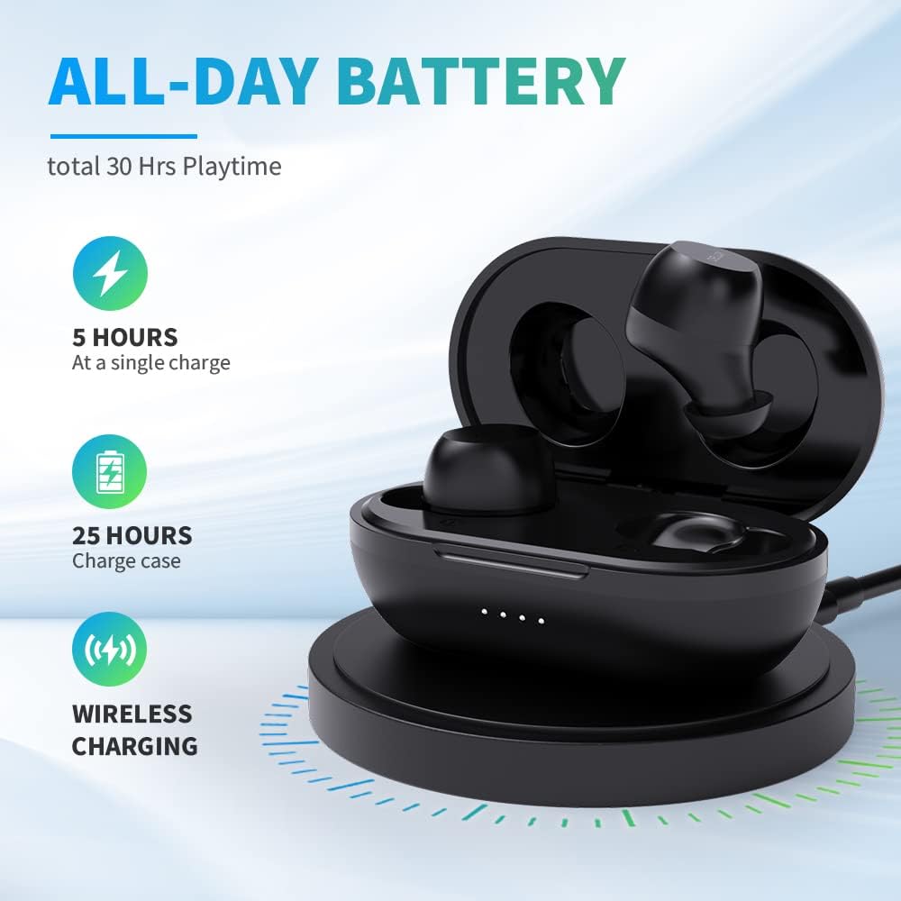 True Wireless Earbuds with Wireless Charging Case Z420409