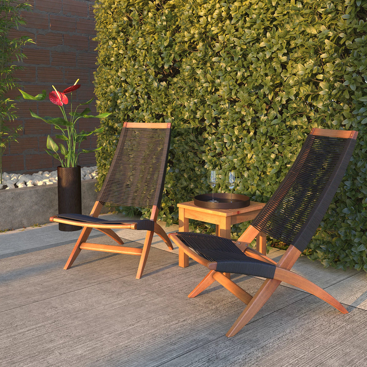 Black Lounge Chair R3699