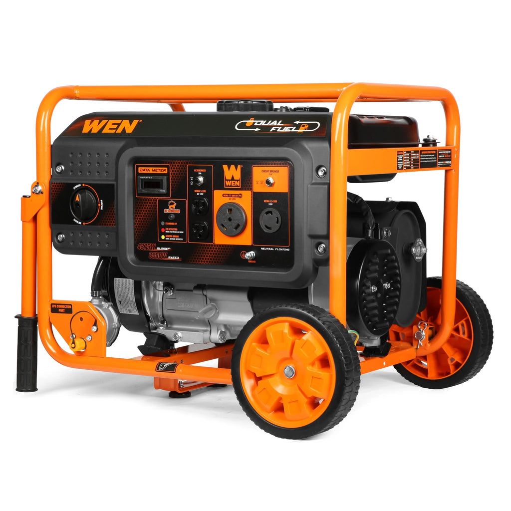 4375-Watt Dual Fuel Portable Generator with Wheel Kit F930
