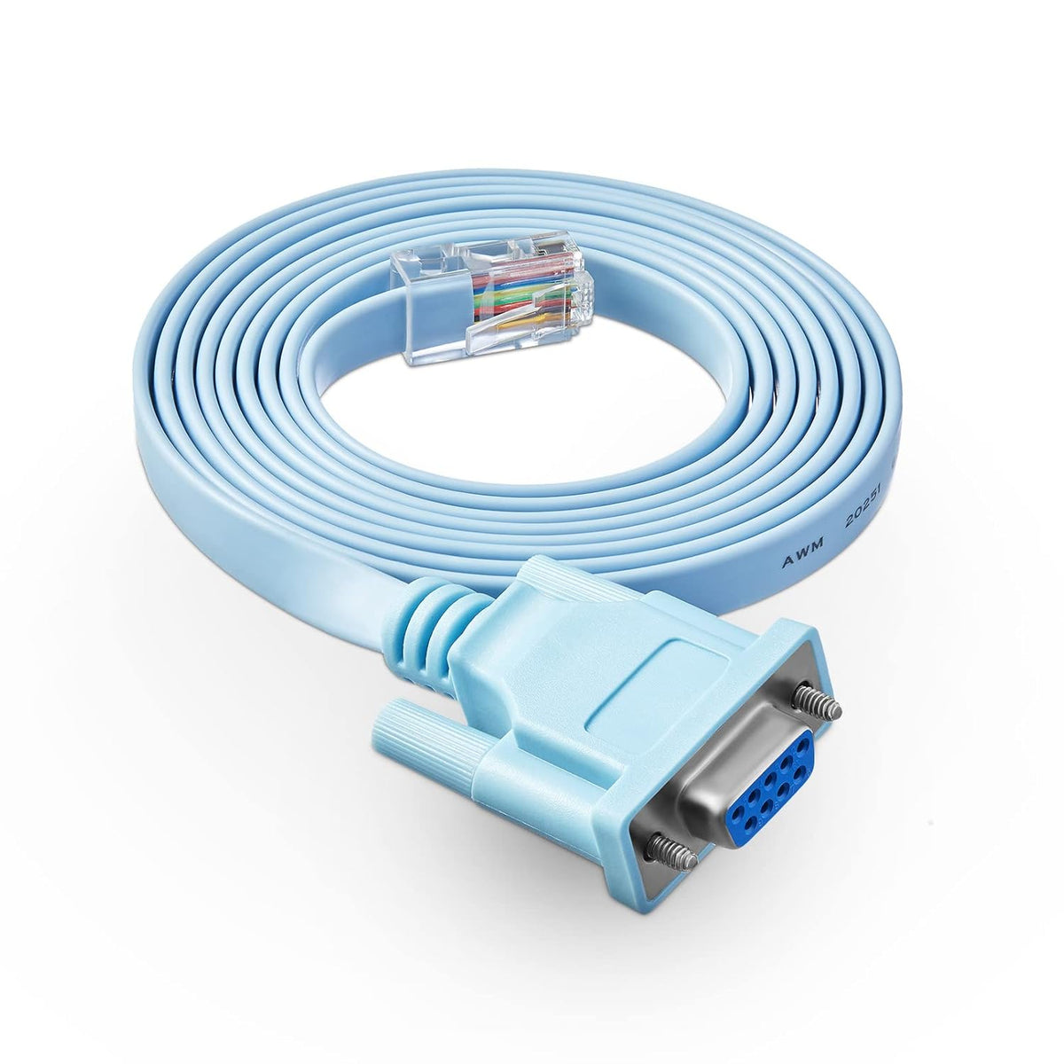 RJ45 to DB9 Console Cable, 1.8m/6ft RS232 Serial Port Adapter G399