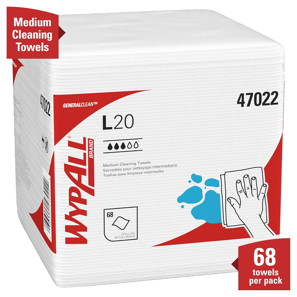White 4-Ply Cleaning Cloths O270