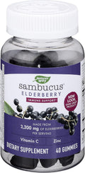 40 Gummies Black Elderberry with Vitamin C and Zinc H136837