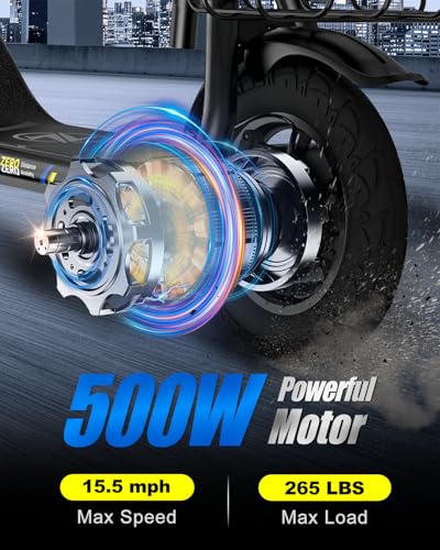 800W Peak Motor Foldable Electric Scooter with Seat T210