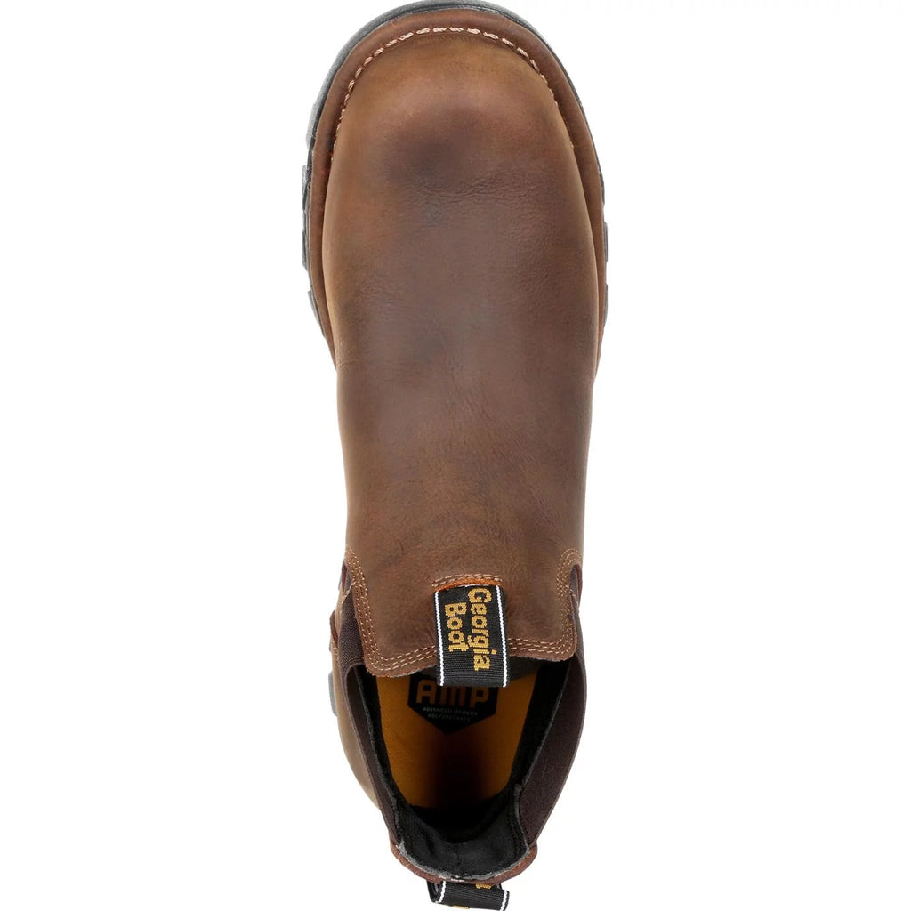 Steel Toe Waterproof Chelsea Work Boot Size 12(W) Y9141