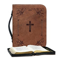 Portable Leather Bible Book Bag with Handle N192937