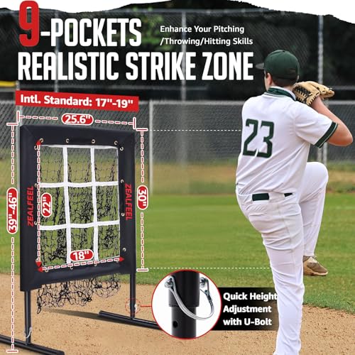 9 Hole Pitching Net with Carry Bag Q45523