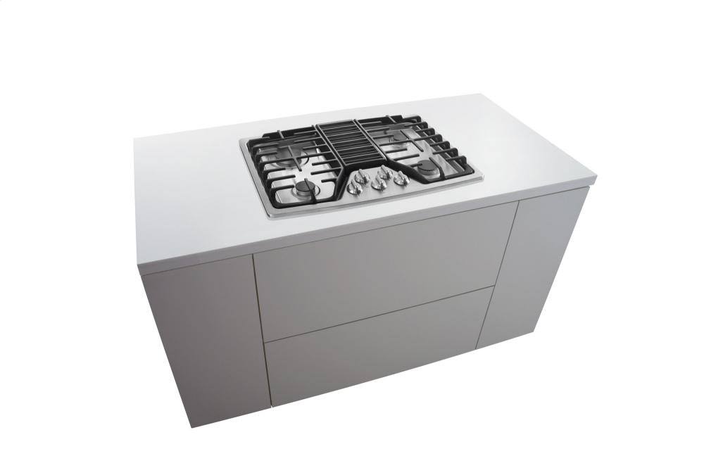 30x22 Gas Downdraft Cooktop Stainless Steel U1260
