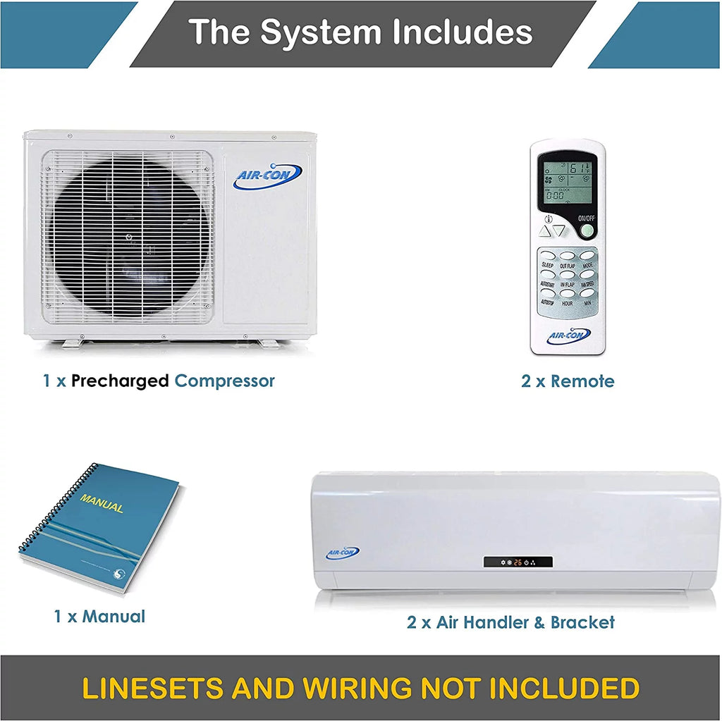 2 Zone Mini Split Ductless Air Conditioner V106