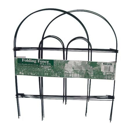 18 by 10 inch Folding Wire Fence Green Case of 12 V7444