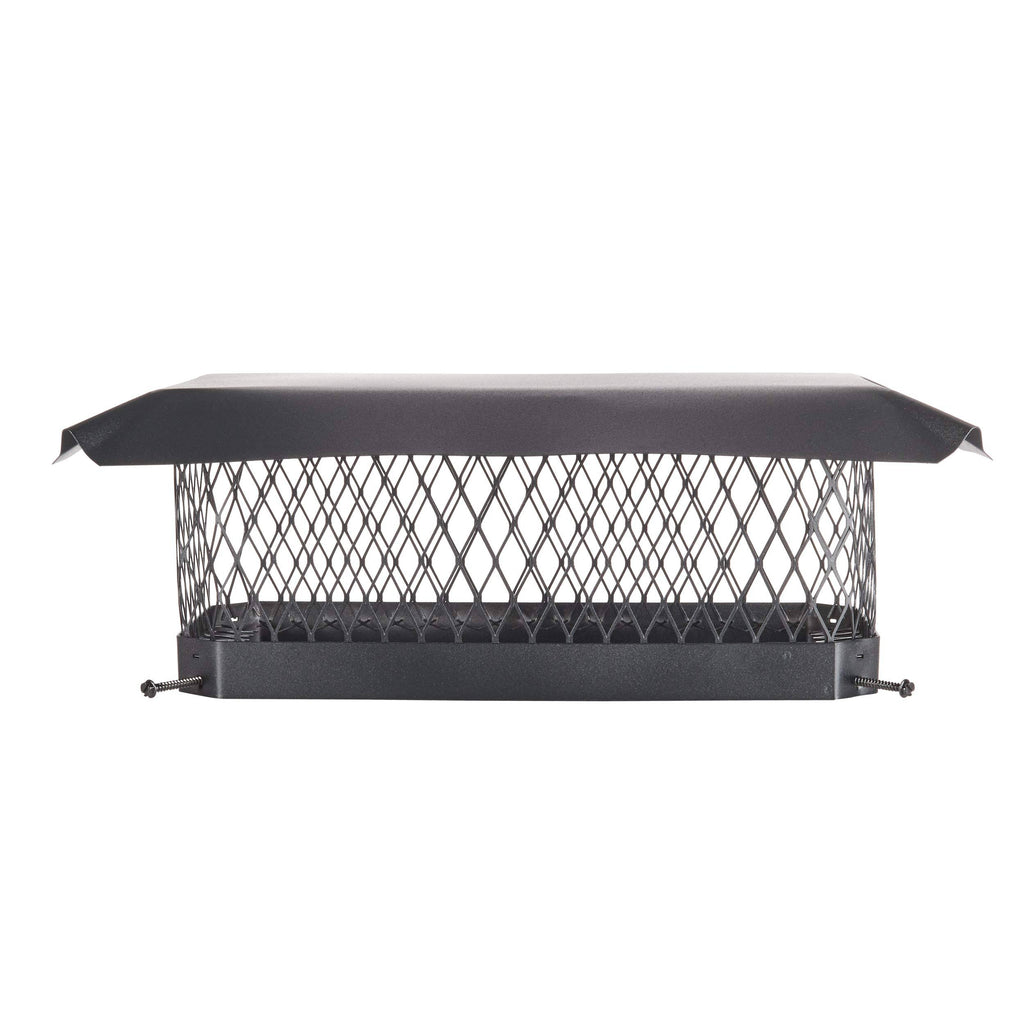 Black Galvanized Steel Chimney Cap T855917