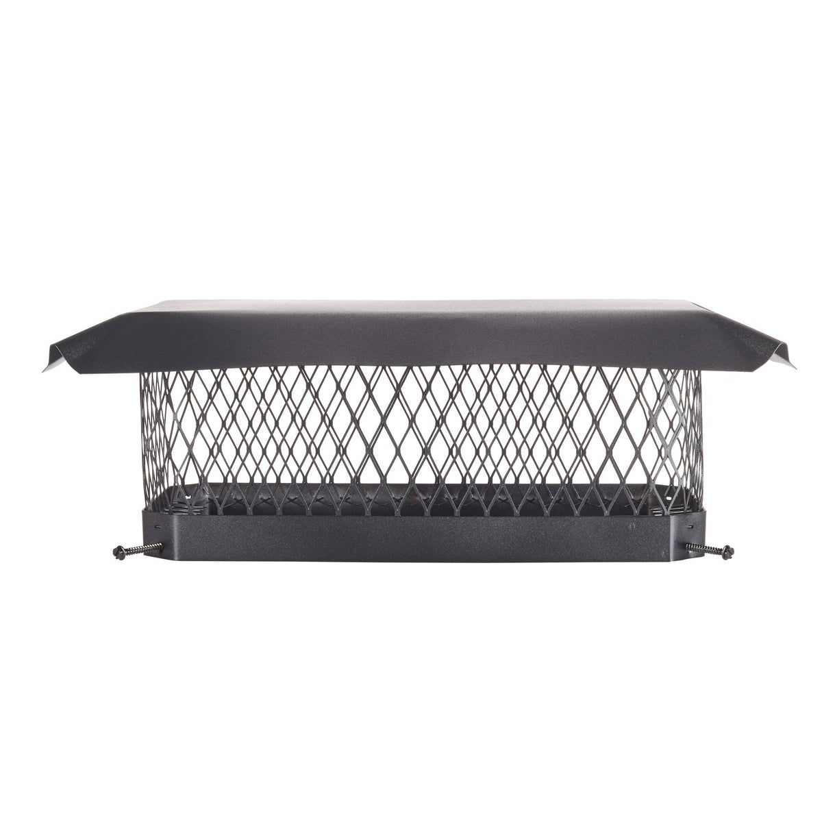 Black Galvanized Steel Chimney Cap T855917