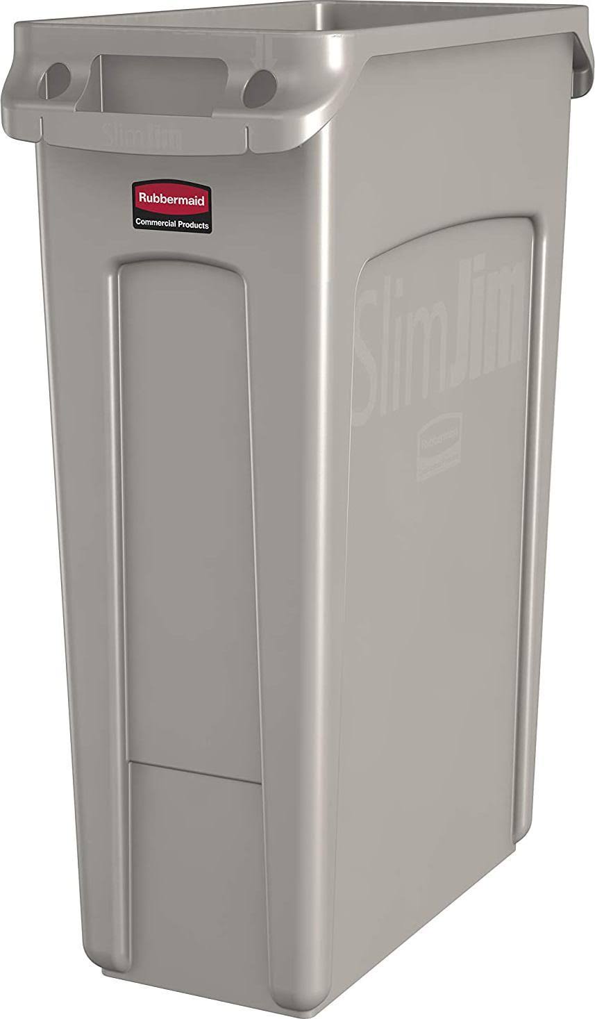 Plastic Rectangular Trash Can H6215
