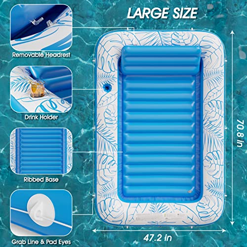 4 in 1 Inflatable Tanning Pool Lounger Float G45612