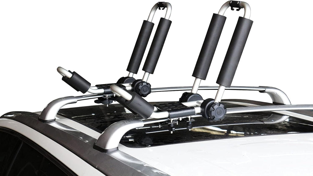 Folding Kayak Rack J-Bar Carrier with Ratchet Straps Pack of 2 P9356