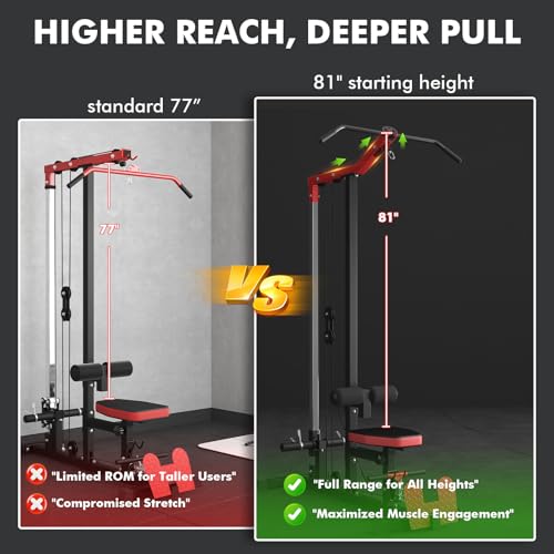 LAT Pulldown Machine with Leg Hold Down Attachment G738