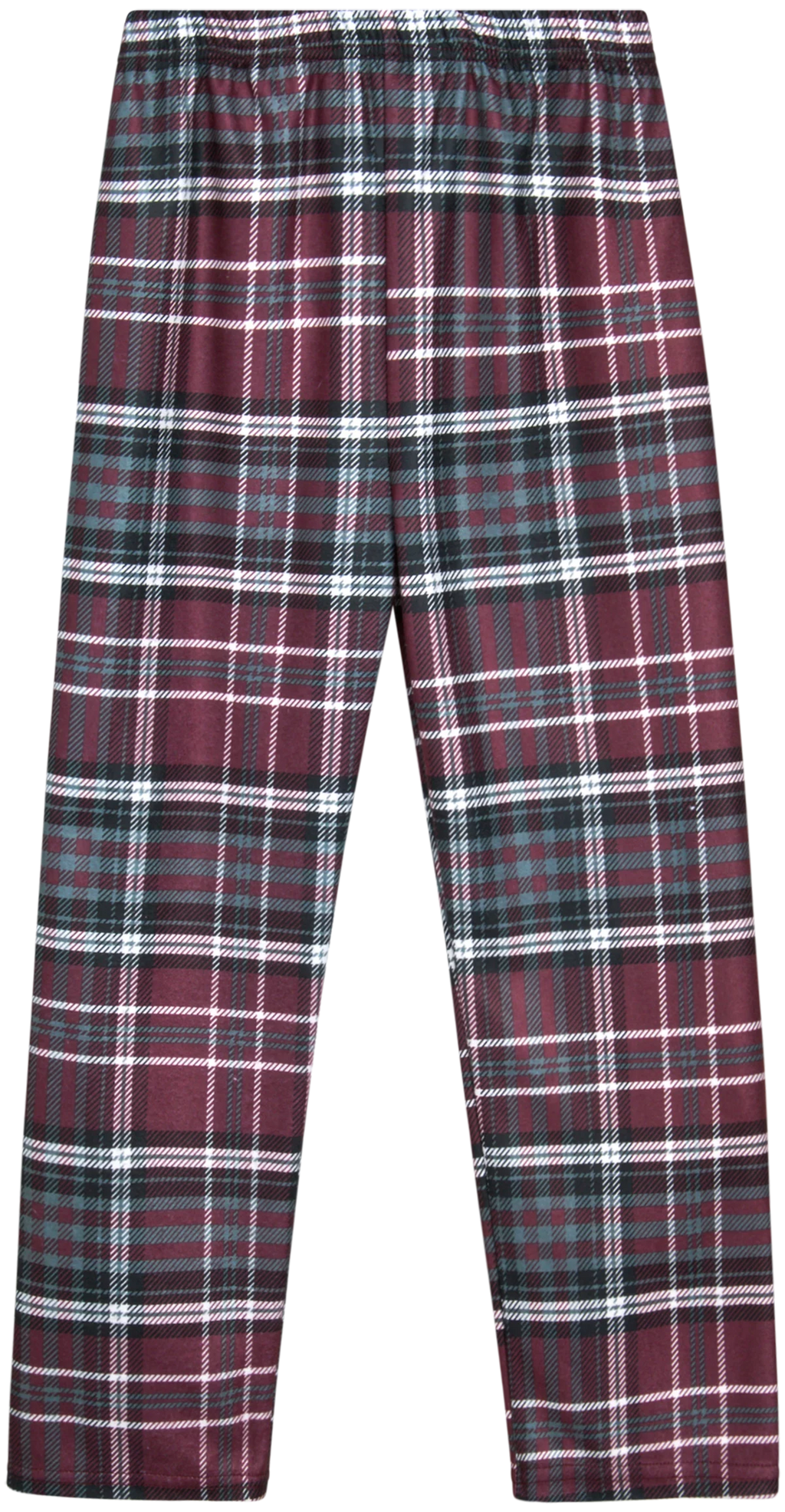 Boy's Flannel Fleece Pajamas 4 Piece Long Sleeve Button Down Shirt and Pants Set U5567