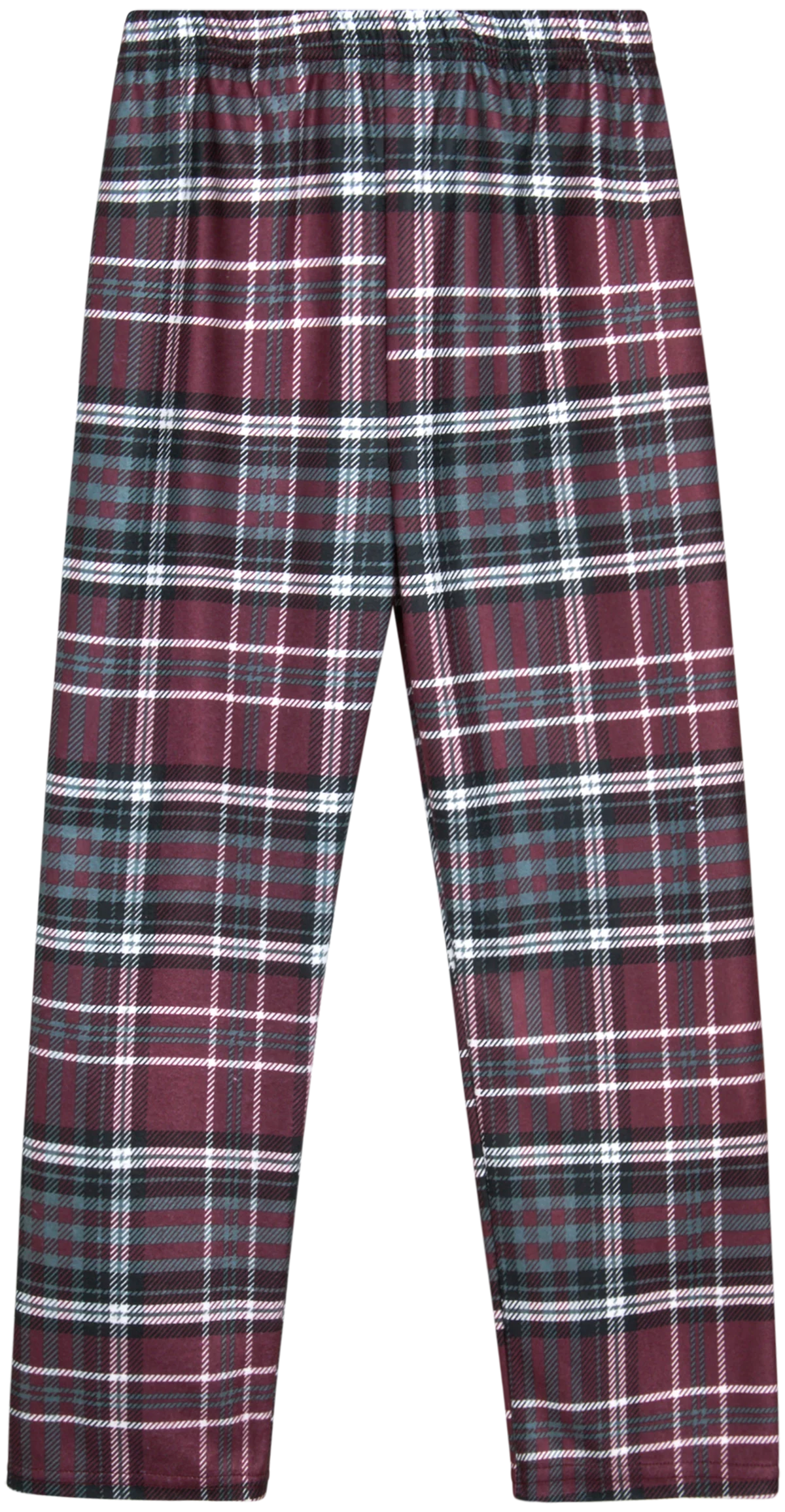 Boy's Flannel Fleece Pajamas 4 Piece Long Sleeve Button Down Shirt and Pants Set U5567