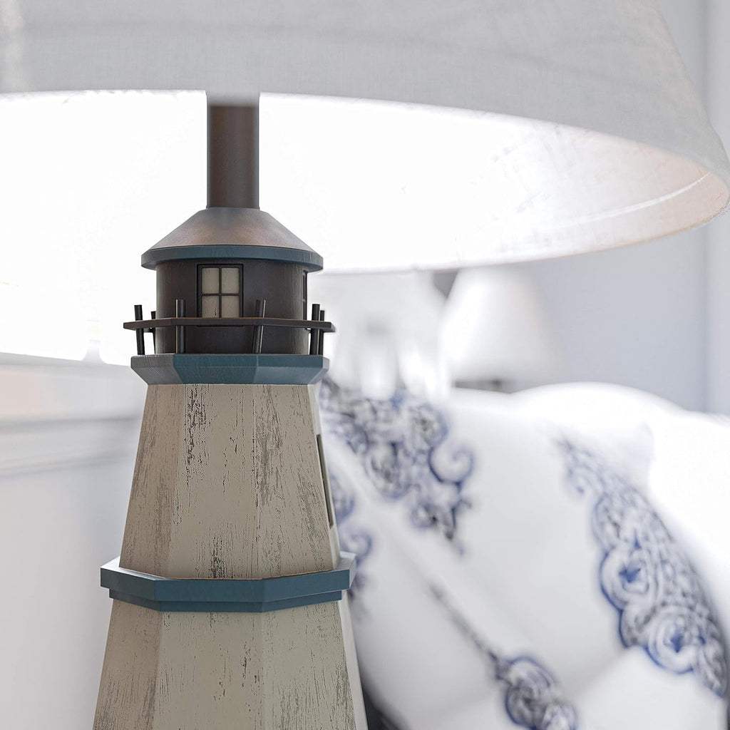 Casual Table Lamp 31 Inch Antique White V536455