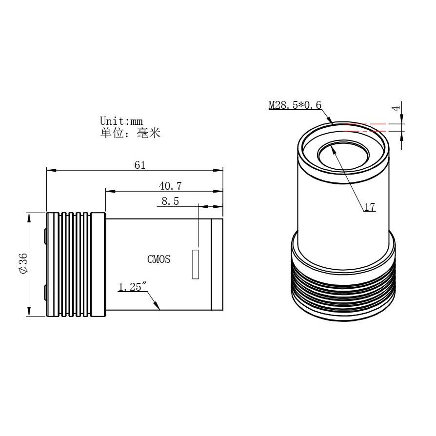 Monochrome CMOS Camera N4081